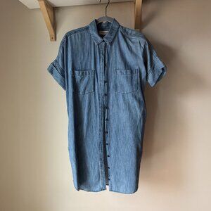 MADEWELL Denim Courier Shirt Dress